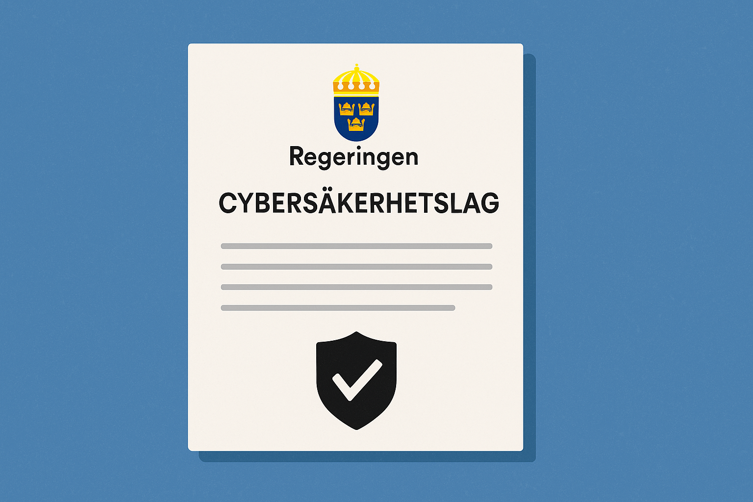 Regeringen har sagt ja – nya cybersäkerhetskrav införs 2026